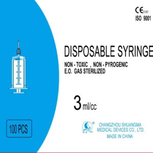 DISPOSABLE SYRINGE ( 3 Ml/cc)